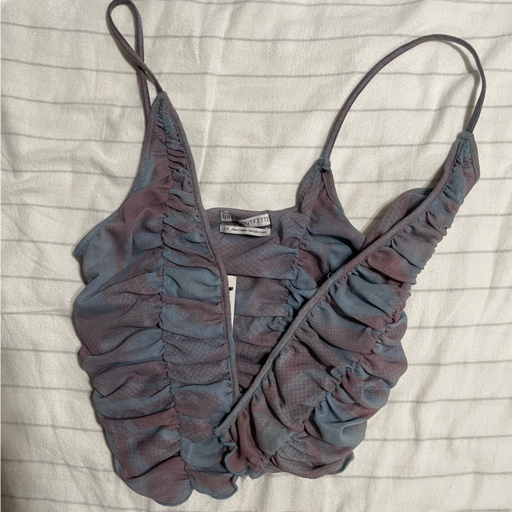 Super cute Urban Outfitters top! Beautiful color mix of purple and blue